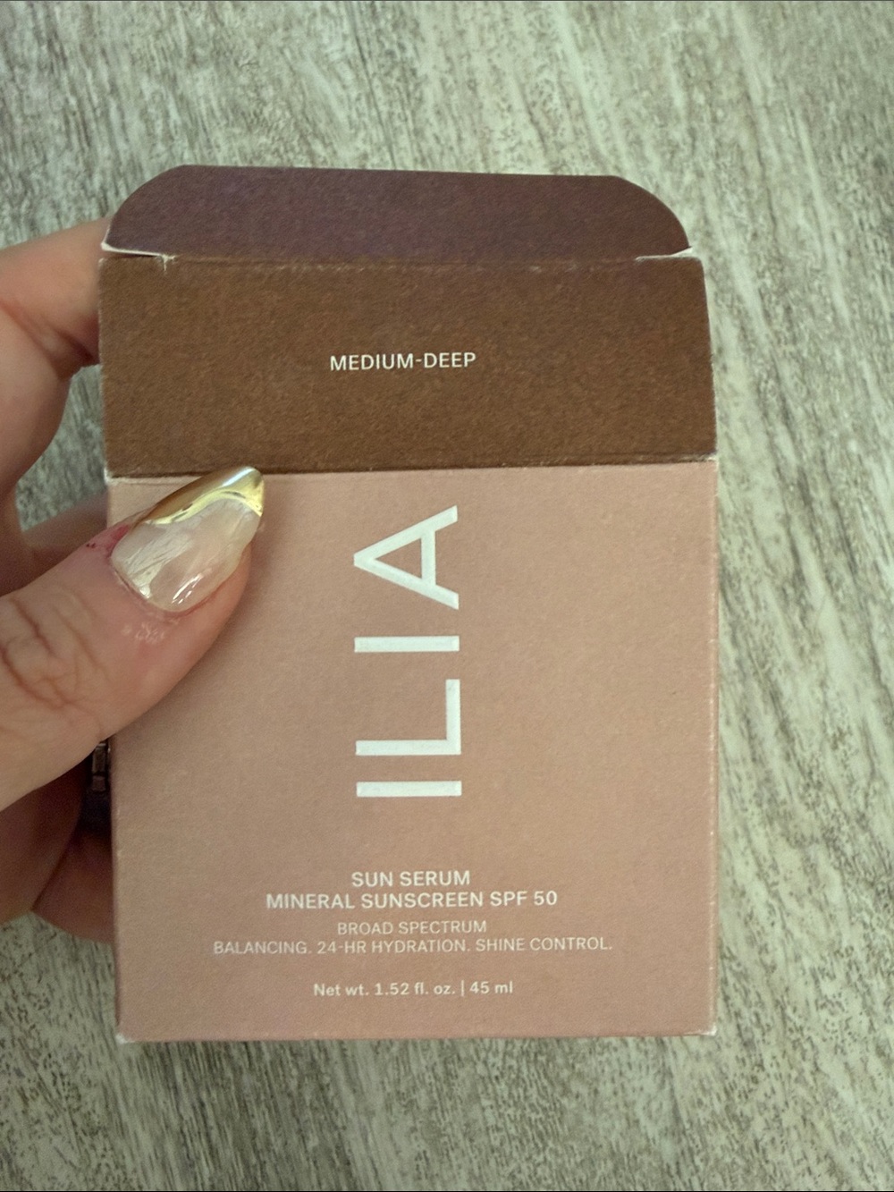 ILIA Sun Serum Mineral Sunscreen SPF 50 -  medium deep $40 retail